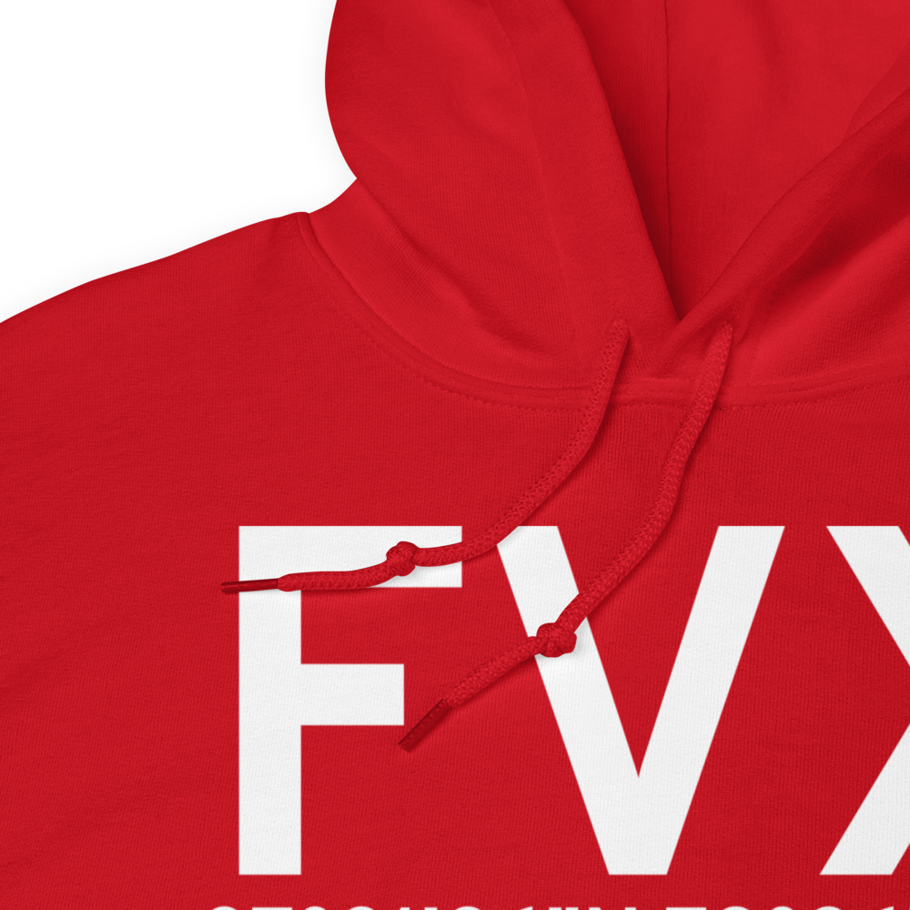 Farmville (KFVX) Airport Hoodie Sweatshirt 