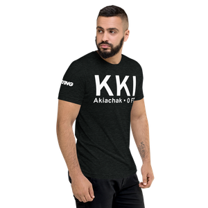Akiachak (KKI) Airport Tri-blend T-Shirt