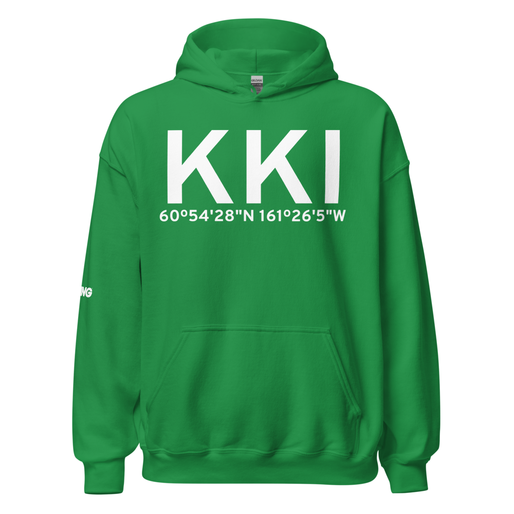 Akiachak (KKI) Airport Hoodie Sweatshirt 