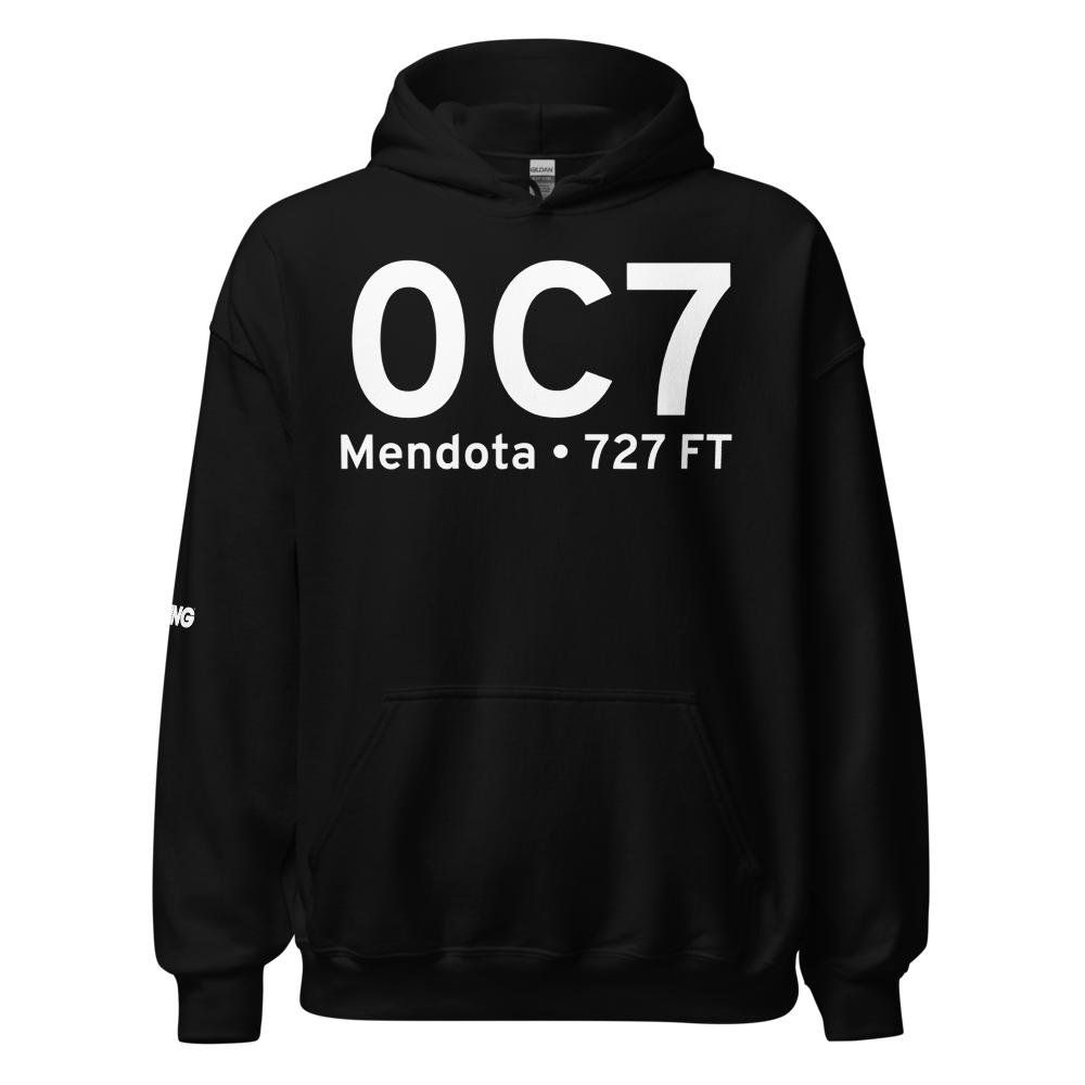Mendota (0C7) Airport Hoodie Sweatshirt 