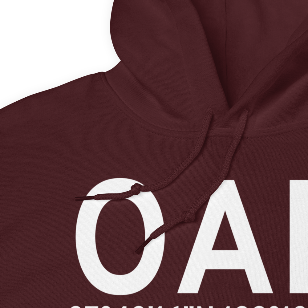 Oakland (KOAK) Airport Hoodie Sweatshirt 
