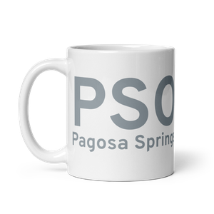 Pagosa Springs (KPSO) Airport Mug