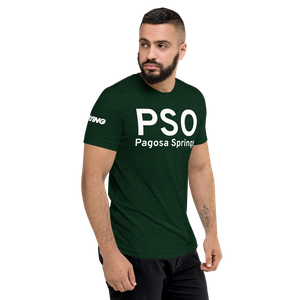 Pagosa Springs (KPSO) Airport Tri-blend T-Shirt