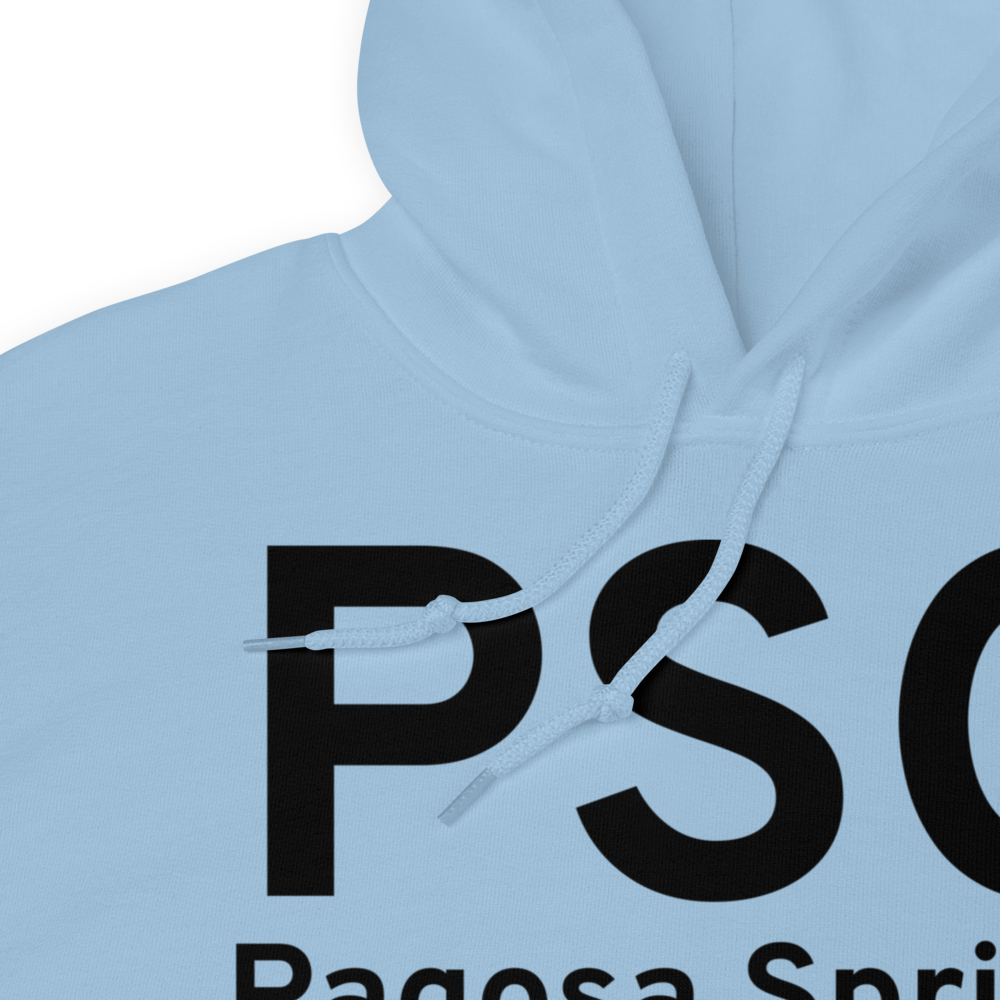 Pagosa Springs (KPSO) Airport Hoodie Sweatshirt 