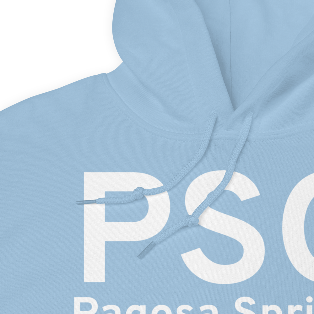 Pagosa Springs (KPSO) Airport Hoodie Sweatshirt 