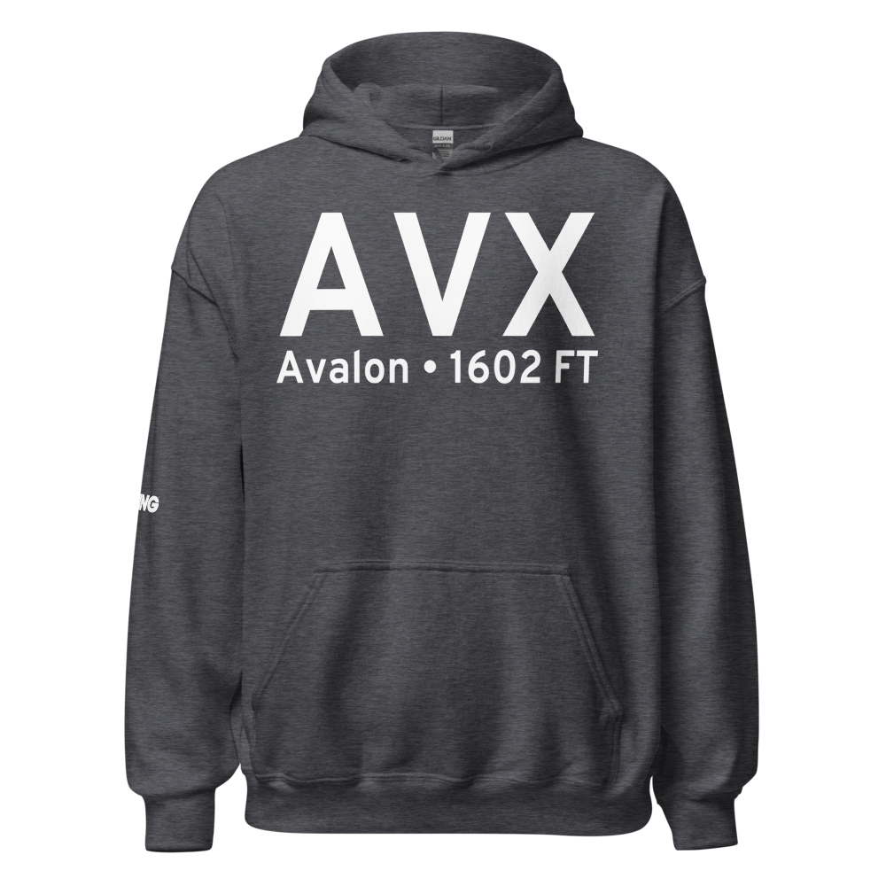 Avalon (KAVX) Airport Hoodie Sweatshirt 