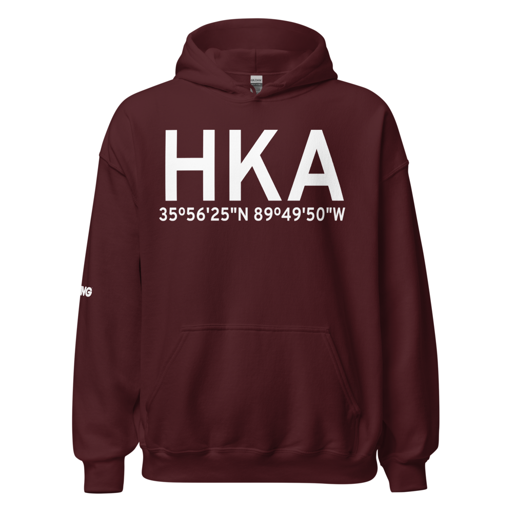 Blytheville (KHKA) Airport Hoodie Sweatshirt 