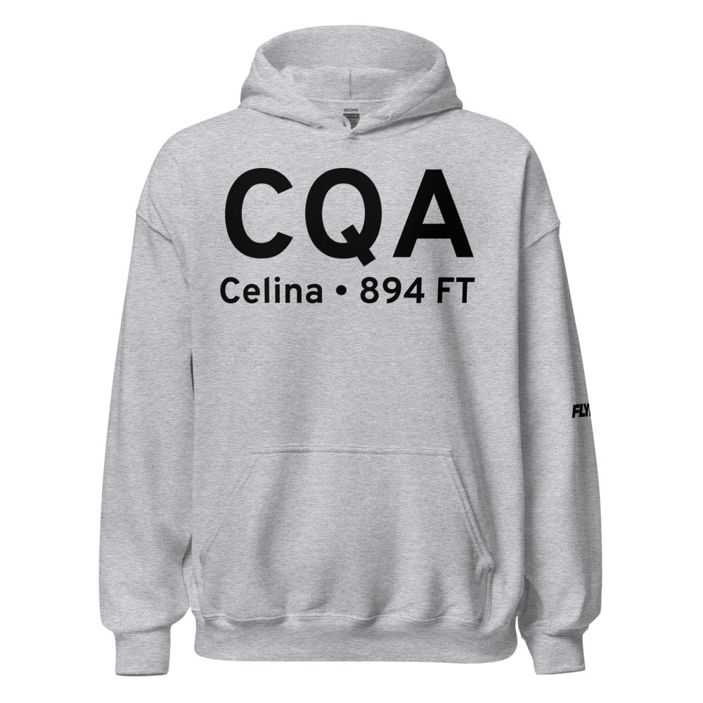Celina (KCQA) Airport Hoodie Sweatshirt 