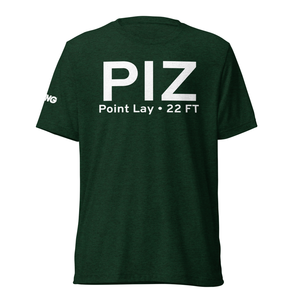 Point Lay (PPIZ) Airport Tri-blend T-Shirt 