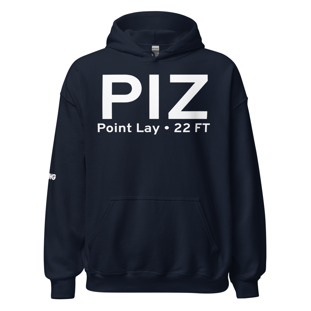 Point Lay (PPIZ) Airport Hoodie Sweatshirt 