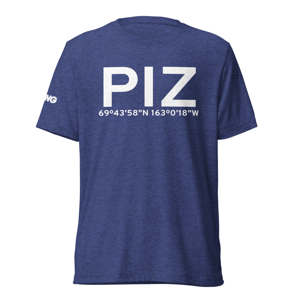 Point Lay (PPIZ) Airport Tri-blend T-Shirt 