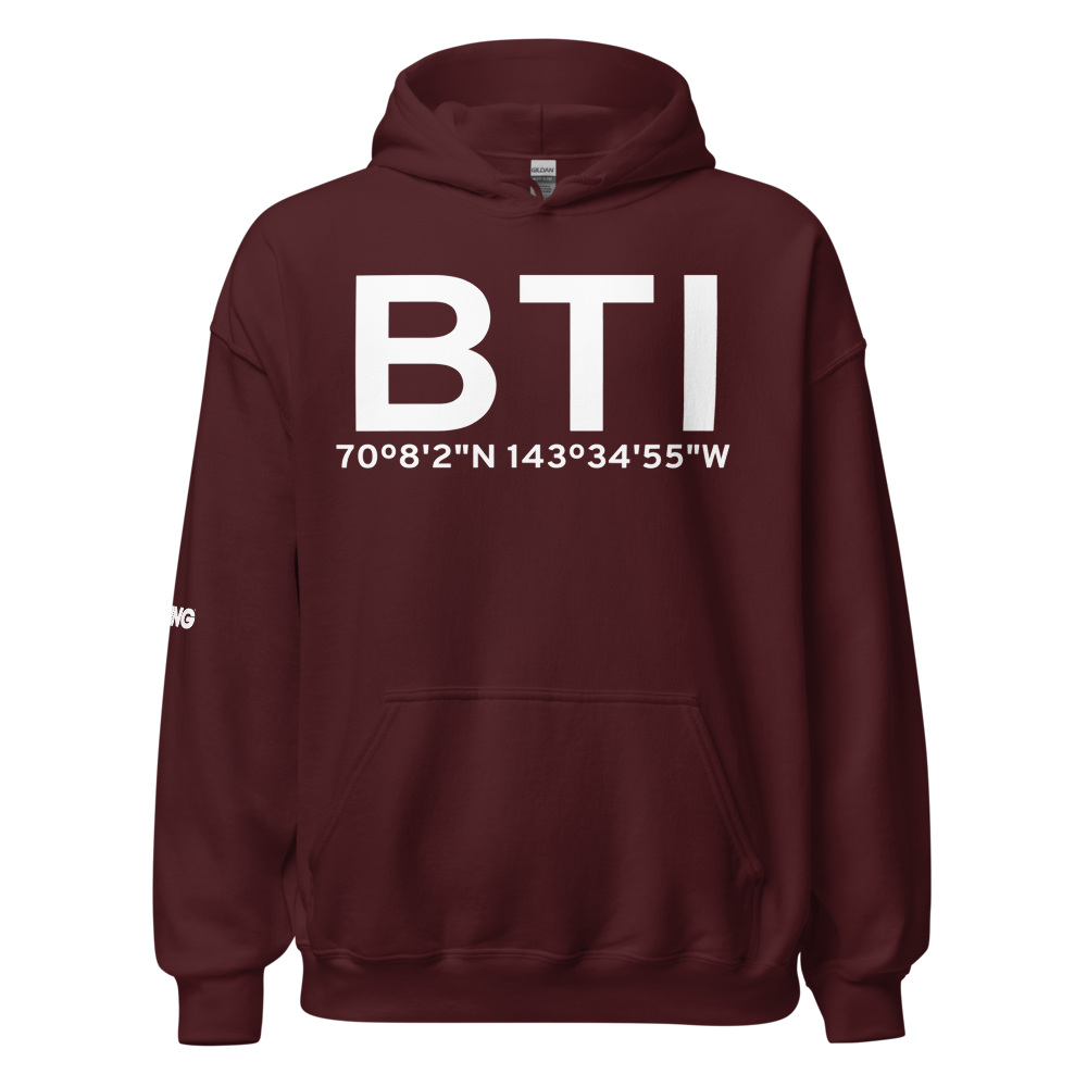 Barter Island Lrrs (PABA) Airport Hoodie Sweatshirt 