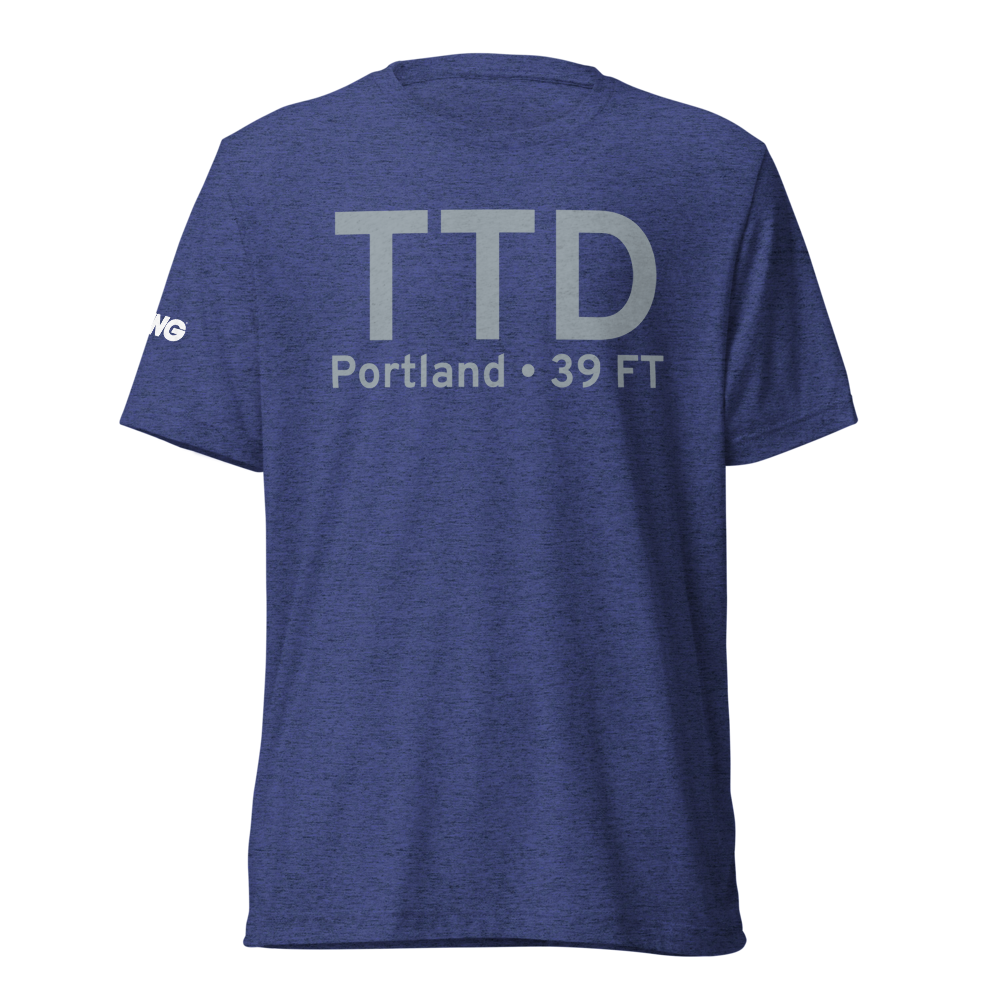 Portland (KTTD) Airport Tri-blend T-Shirt 