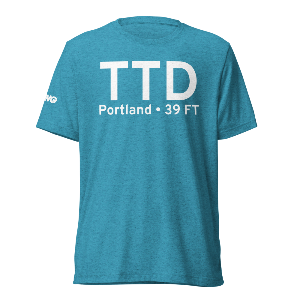Portland (KTTD) Airport Tri-blend T-Shirt 