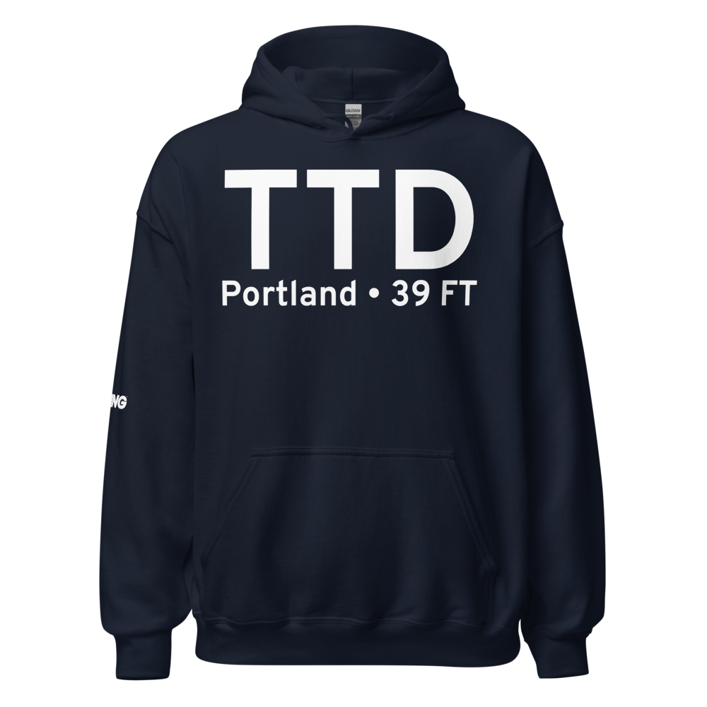 Portland (KTTD) Airport Hoodie Sweatshirt 