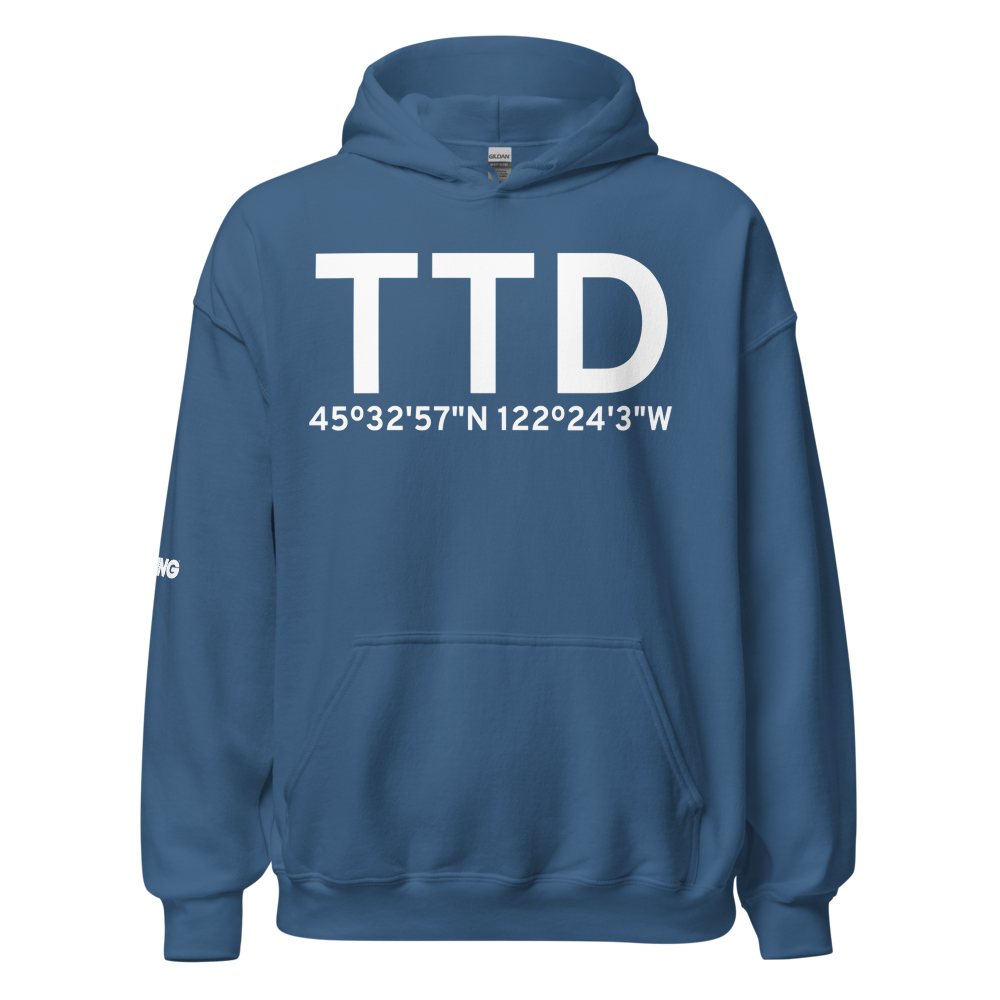 Portland (KTTD) Airport Hoodie Sweatshirt 
