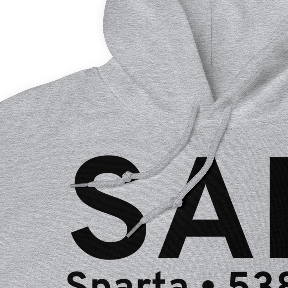 Sparta (KSAR) Airport Hoodie Sweatshirt 