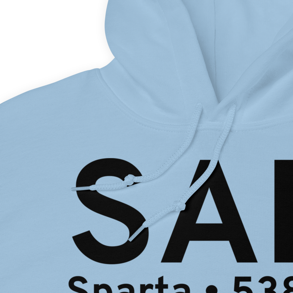 Sparta (KSAR) Airport Hoodie Sweatshirt 