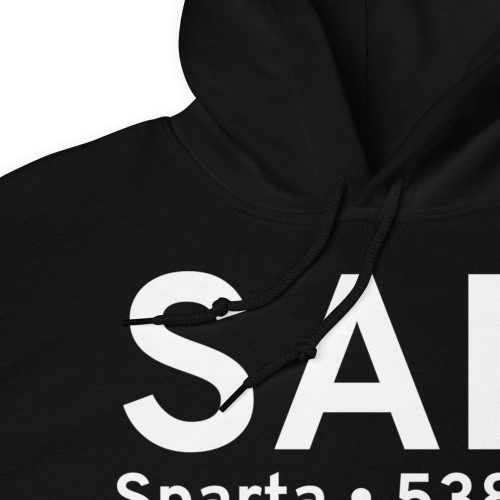 Sparta (KSAR) Airport Hoodie Sweatshirt 