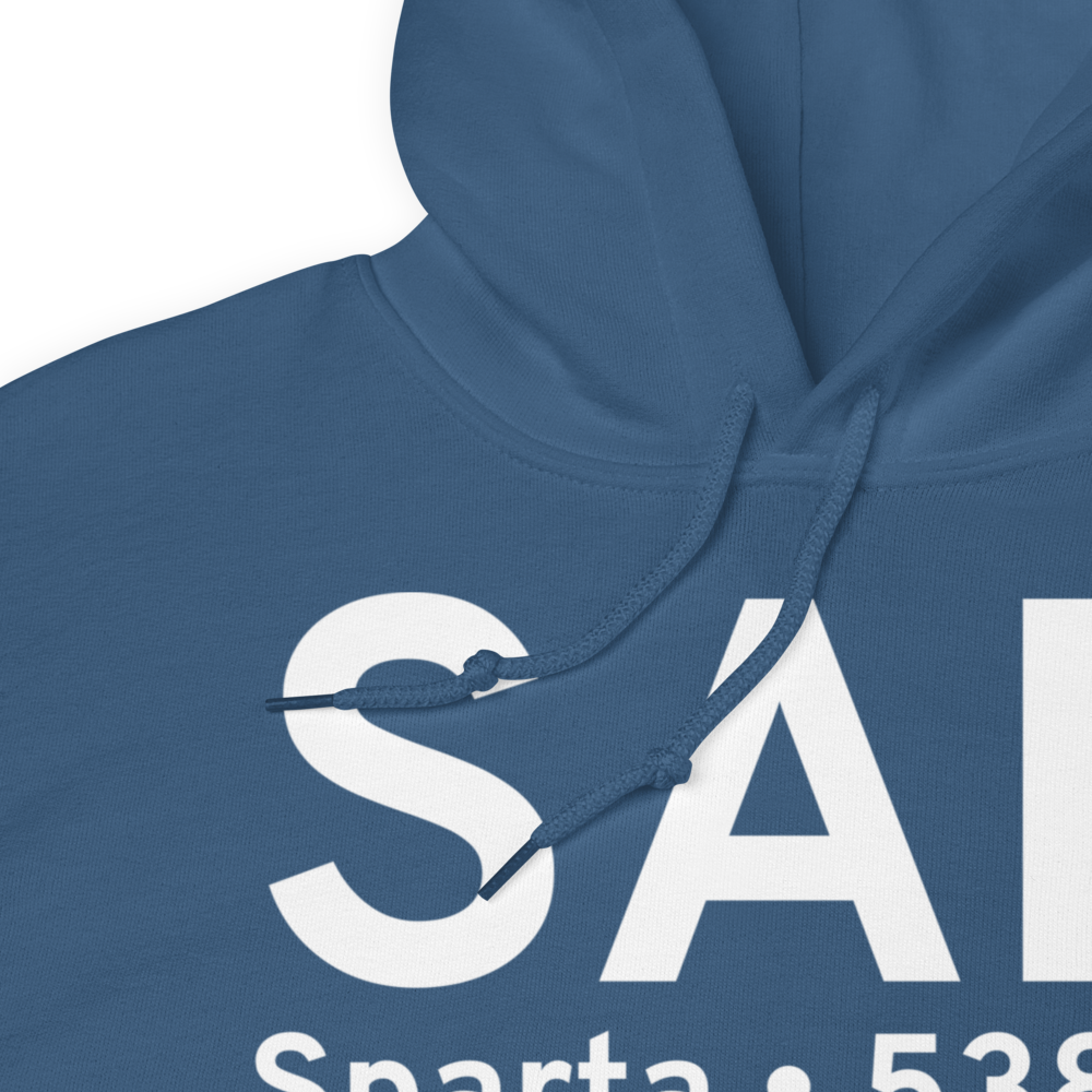 Sparta (KSAR) Airport Hoodie Sweatshirt 