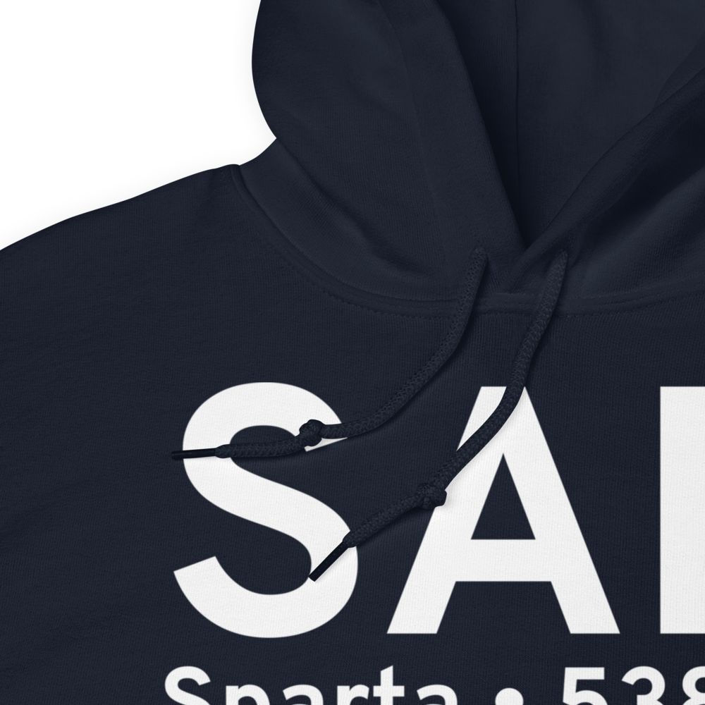 Sparta (KSAR) Airport Hoodie Sweatshirt 