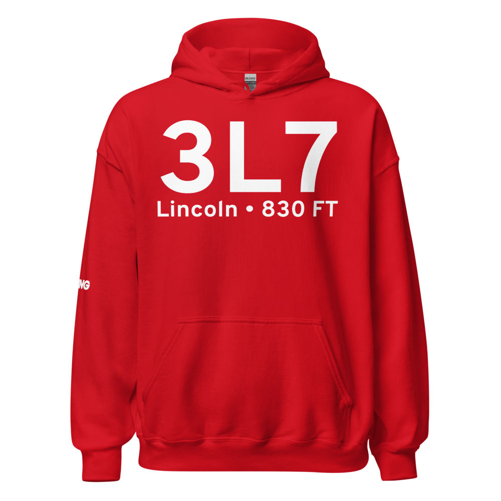 Lincoln (3L7) Airport Hoodie Sweatshirt 