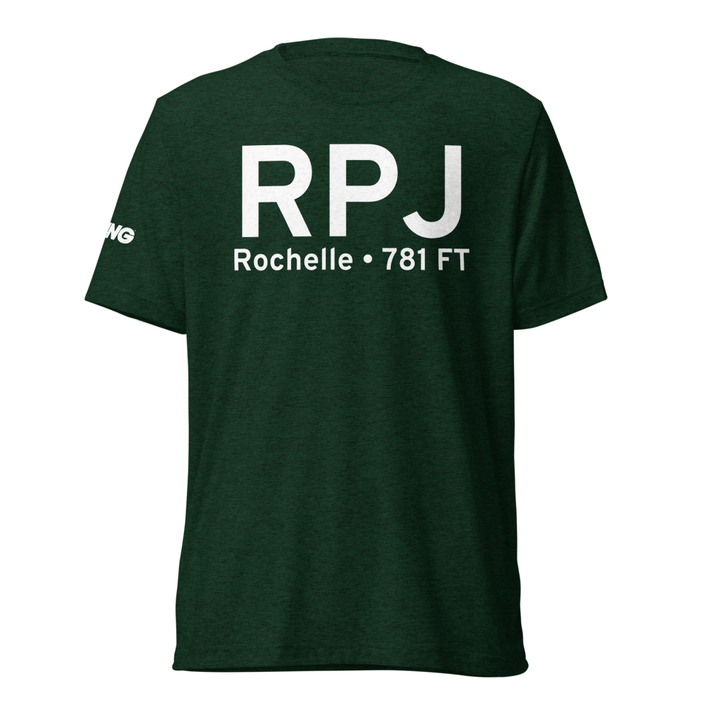 Rochelle (KRPJ) Airport Tri-blend T-Shirt 