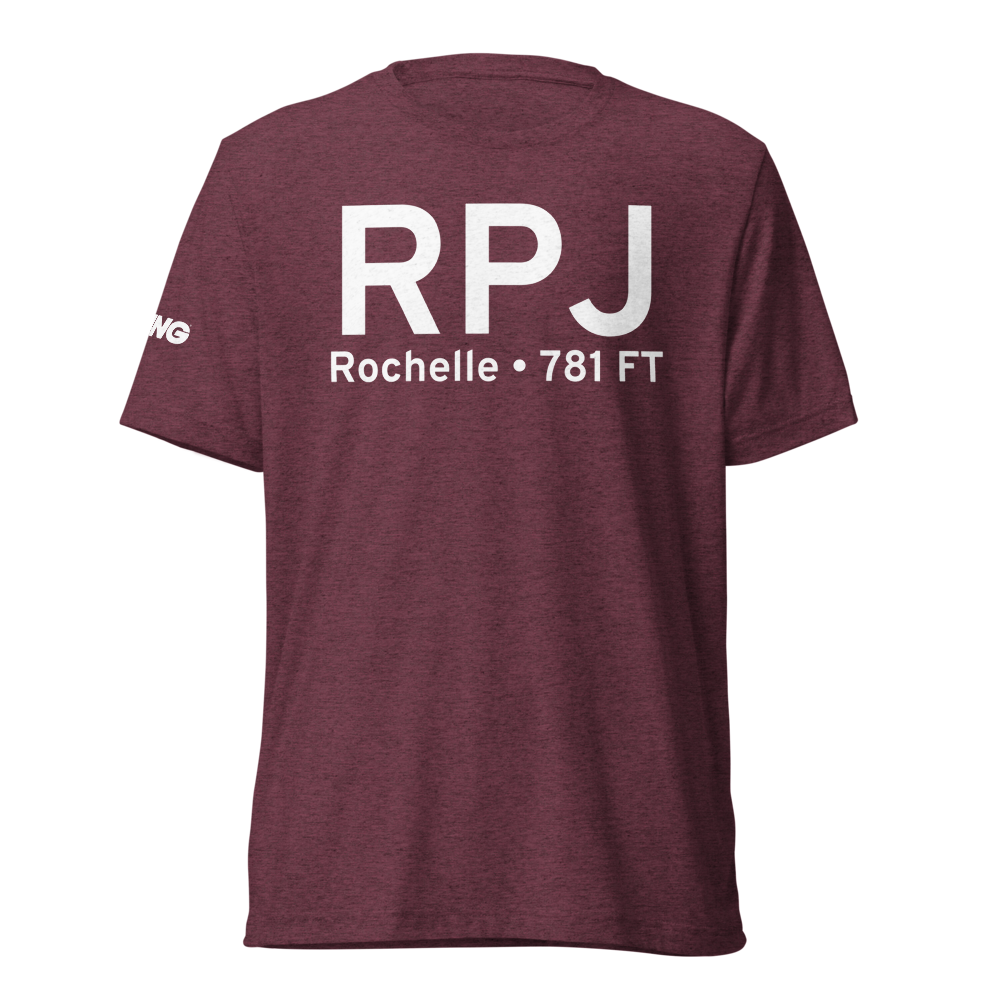 Rochelle (KRPJ) Airport Tri-blend T-Shirt 