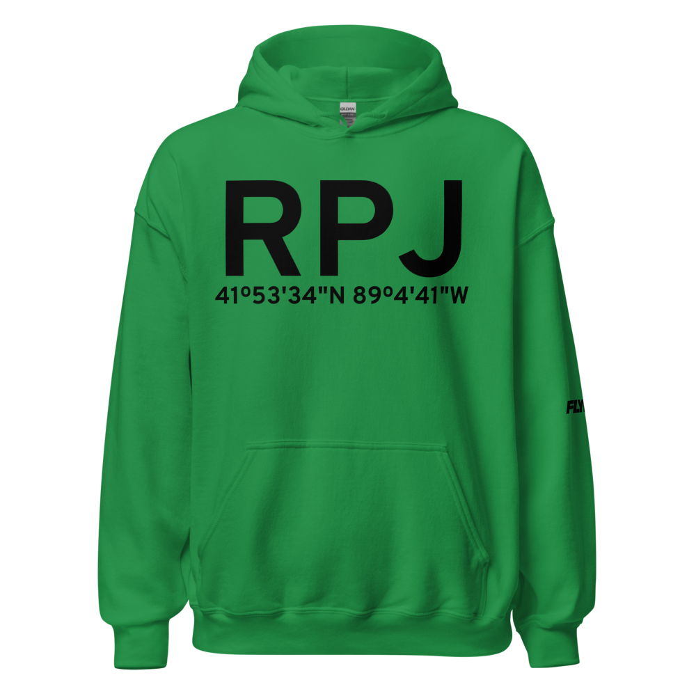 Rochelle (KRPJ) Airport Hoodie Sweatshirt 