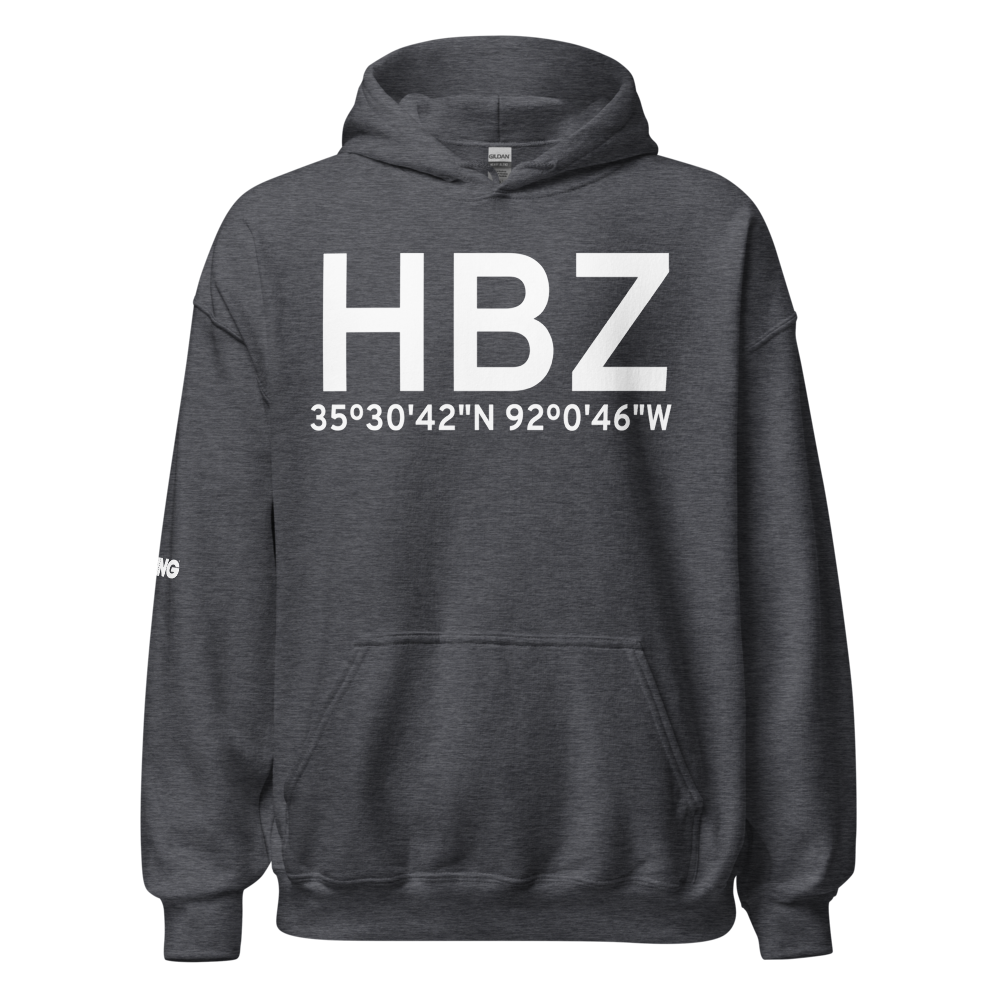 Heber Springs (KHBZ) Airport Hoodie Sweatshirt 