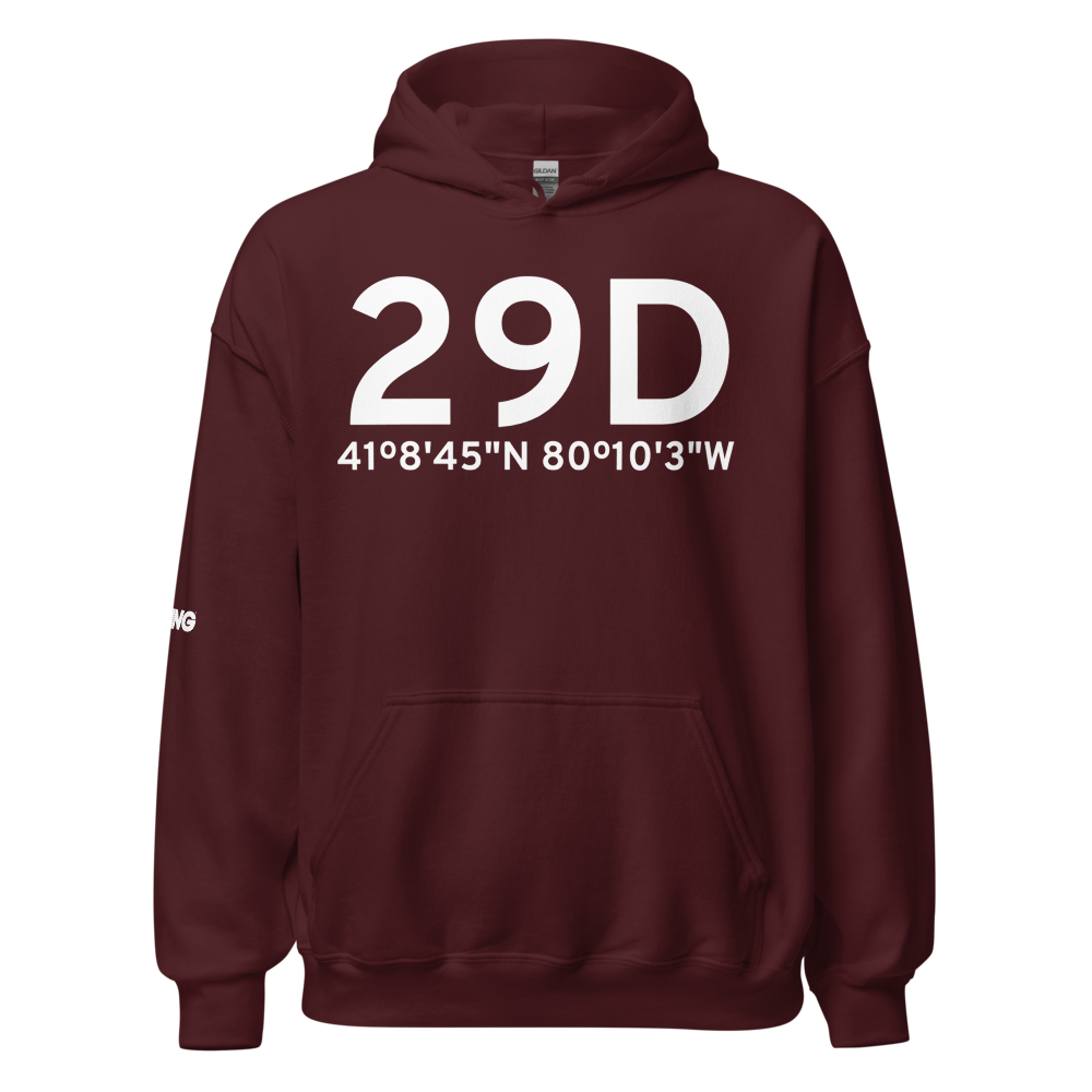 Grove City (K29D) Airport Hoodie Sweatshirt 