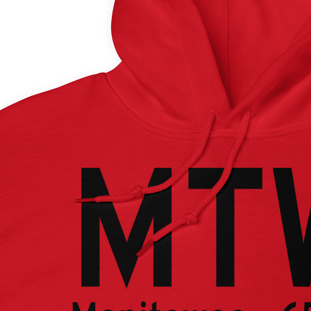 Manitowoc (KMTW) Airport Hoodie Sweatshirt 