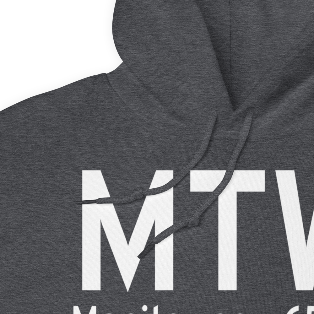 Manitowoc (KMTW) Airport Hoodie Sweatshirt 