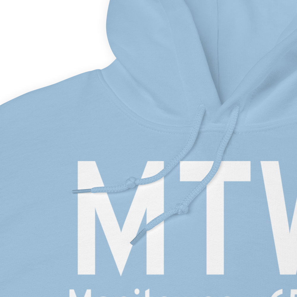 Manitowoc (KMTW) Airport Hoodie Sweatshirt 
