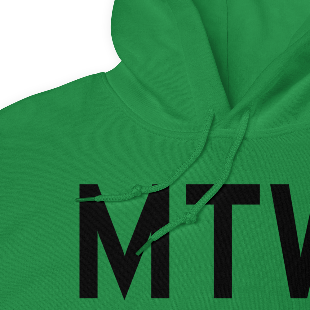 Manitowoc (KMTW) Airport Hoodie Sweatshirt 