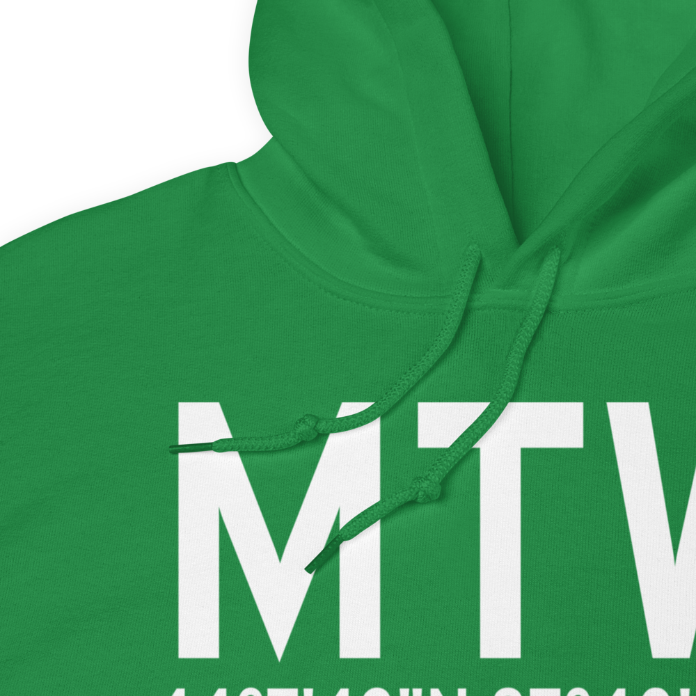 Manitowoc (KMTW) Airport Hoodie Sweatshirt 