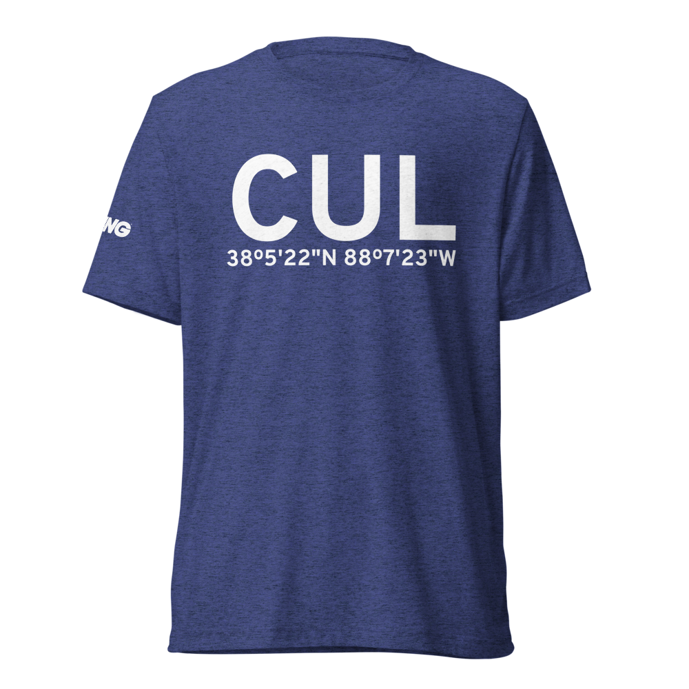 Carmi (KCUL) Airport Tri-blend T-Shirt 
