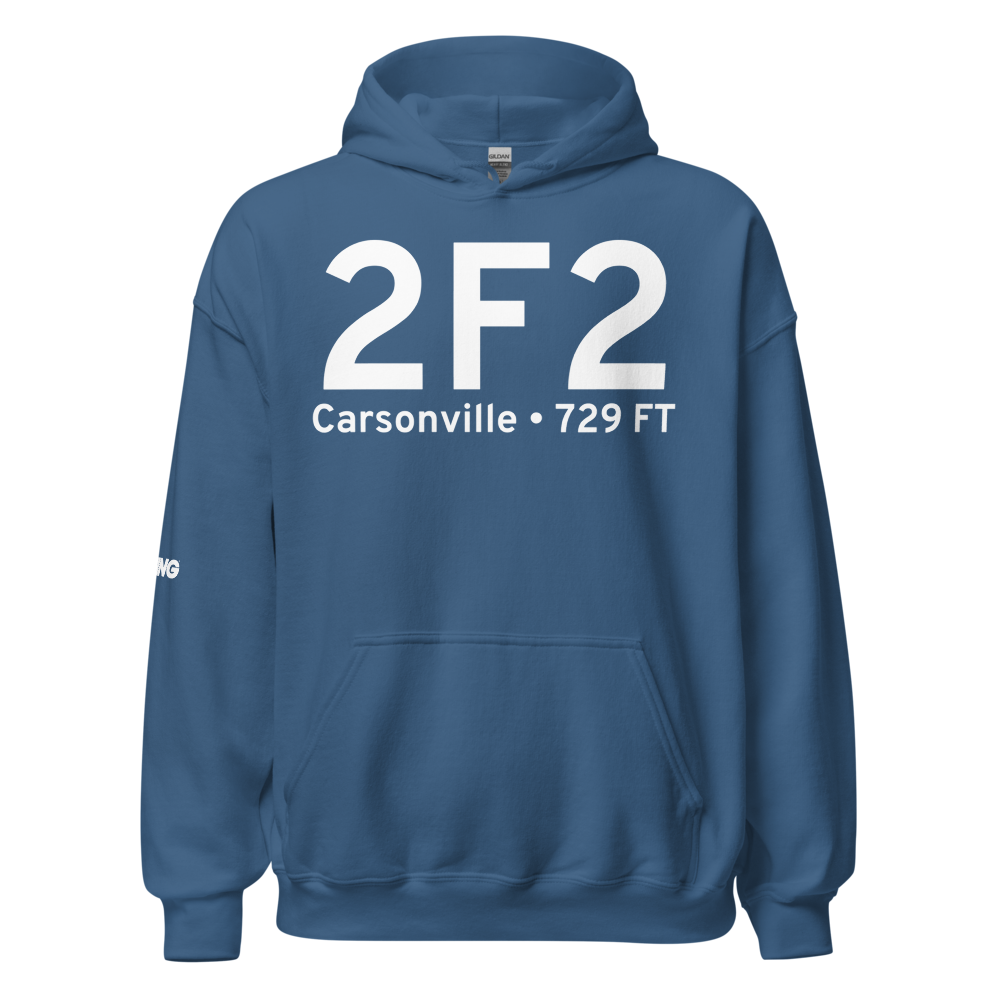 Carsonville (2F2) Airport Hoodie Sweatshirt 