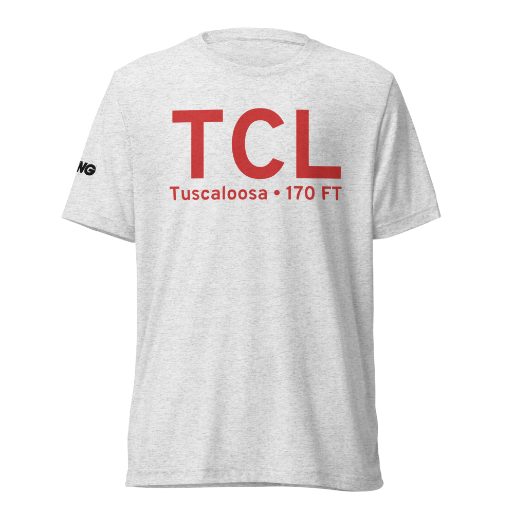 Tuscaloosa (KTCL) Airport Tri-blend T-Shirt 
