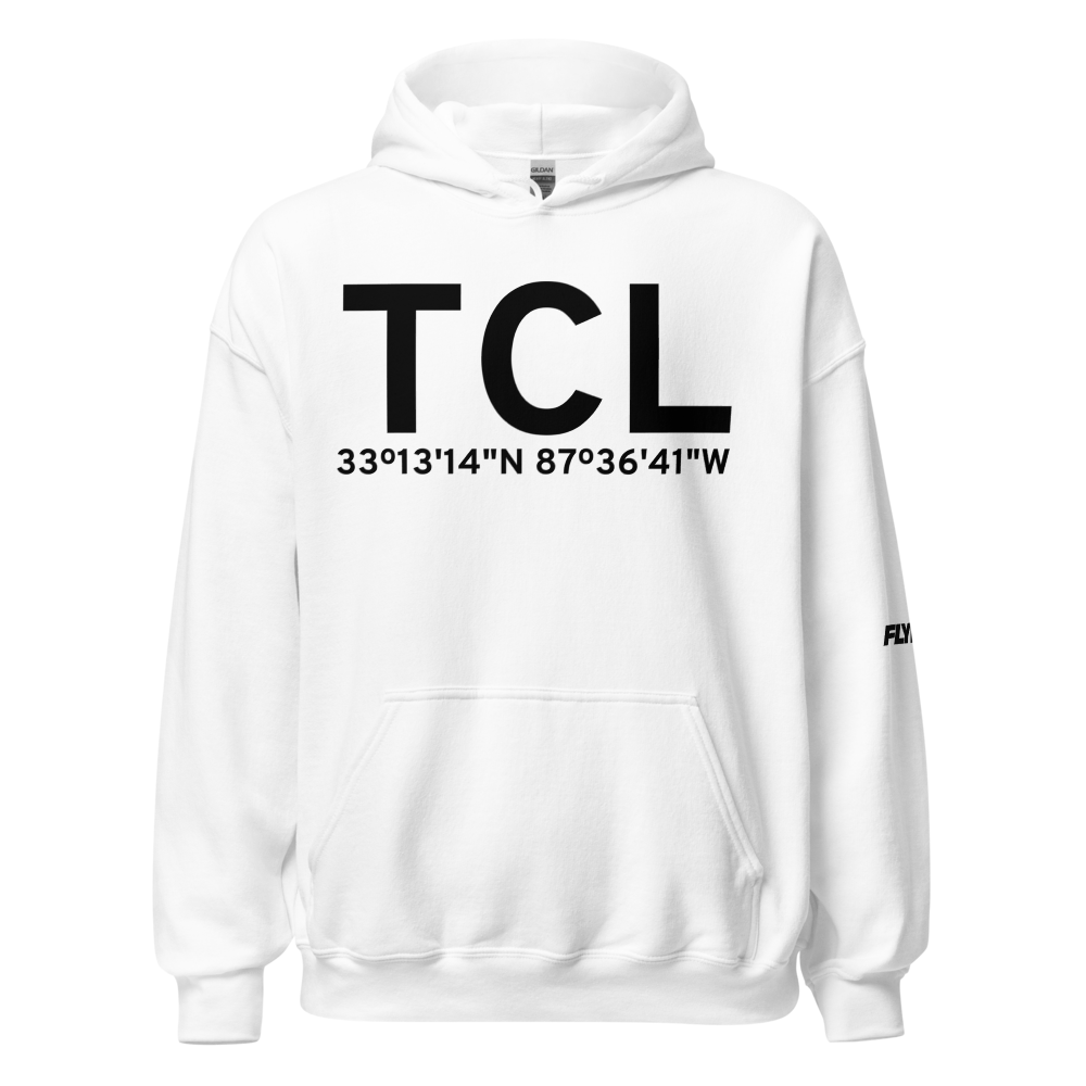 Tuscaloosa (KTCL) Airport Hoodie Sweatshirt 