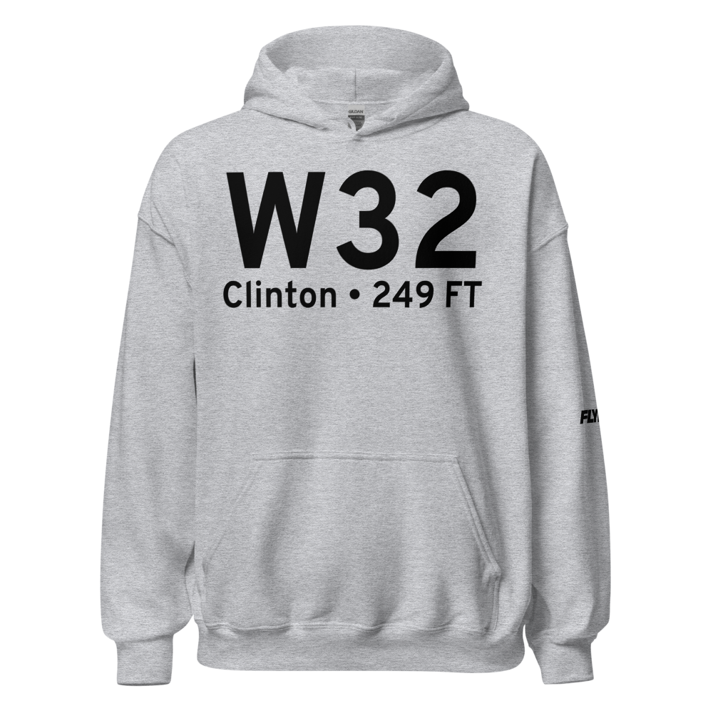 Clinton (KW32) Airport Hoodie Sweatshirt 