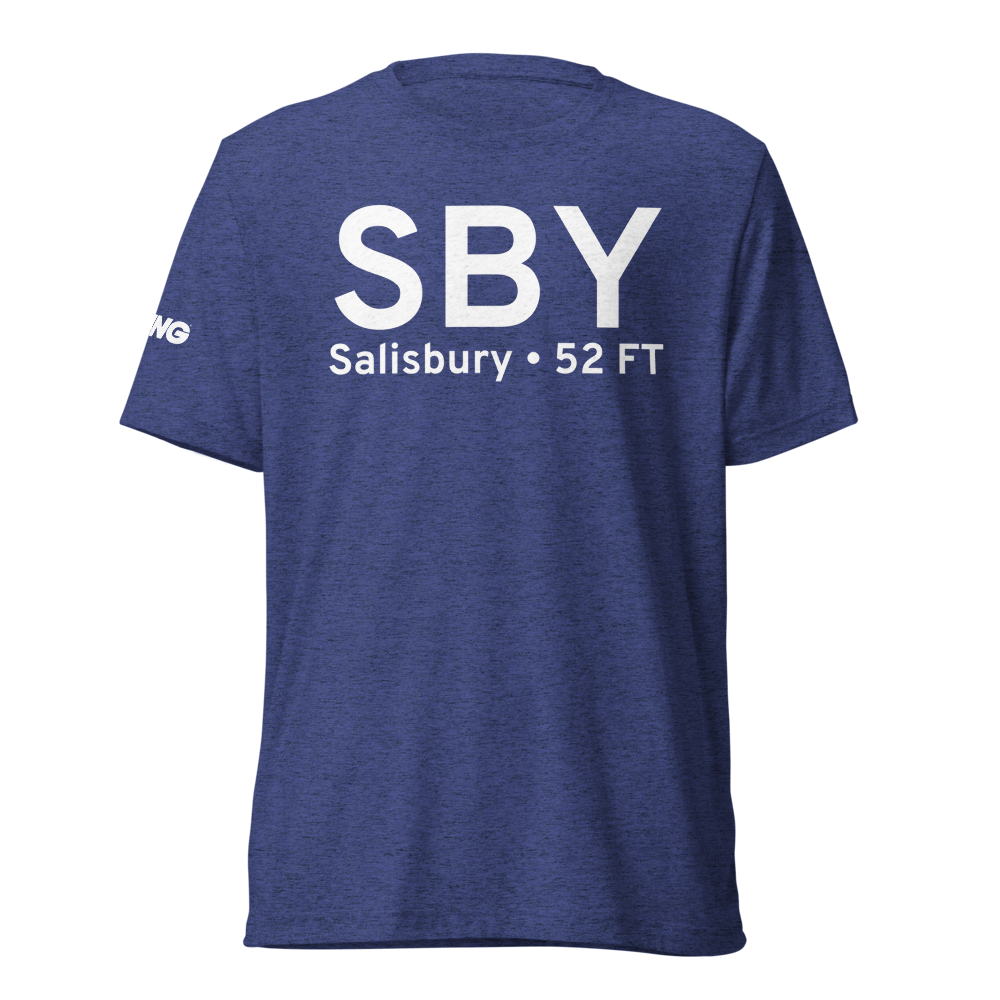 Salisbury (KSBY) Airport Tri-blend T-Shirt 