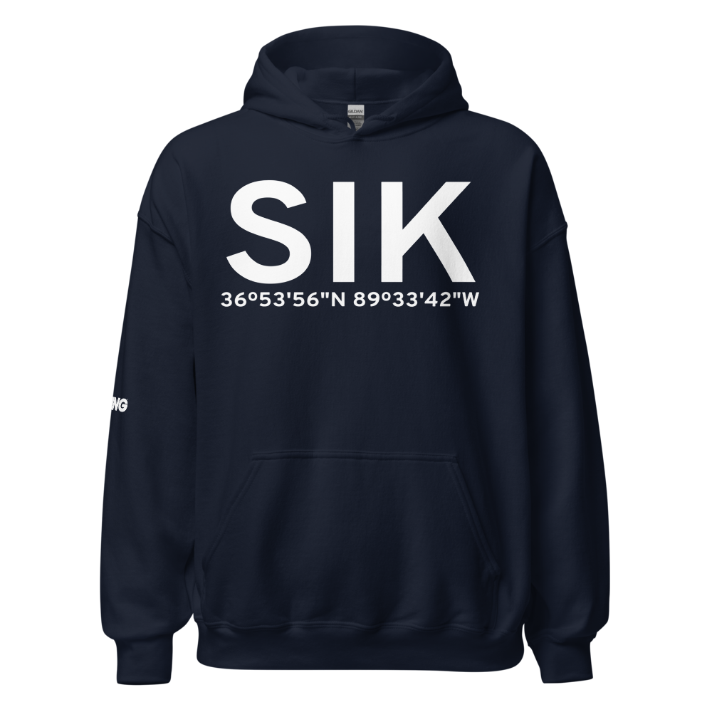 Sikeston (KSIK) Airport Hoodie Sweatshirt 
