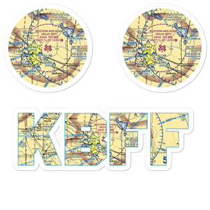 Western Neb. Rgnl/William B. Heilig Airport (BFF) VFR Sectional Sticker Pack