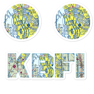 Boeing Field King County International Airport (BFI) VFR Sectional Sticker Pack