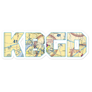 Hutchinson County Airport (BGD) VFR Sectional Sticker