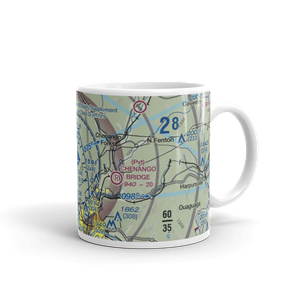 Greater Binghamton/Edwin A Link field (BGM) VFR Sectional  Mug