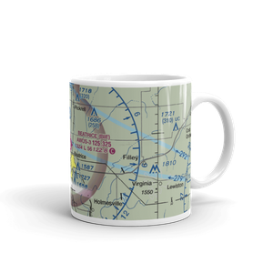 Beatrice Municipal Airport (BIE) VFR Sectional  Mug