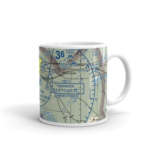 Bismarck Municipal Airport (BIS) VFR Sectional  Mug