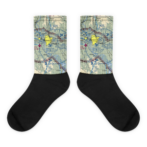 Bismarck Municipal Airport (BIS) VFR Sectional Socks